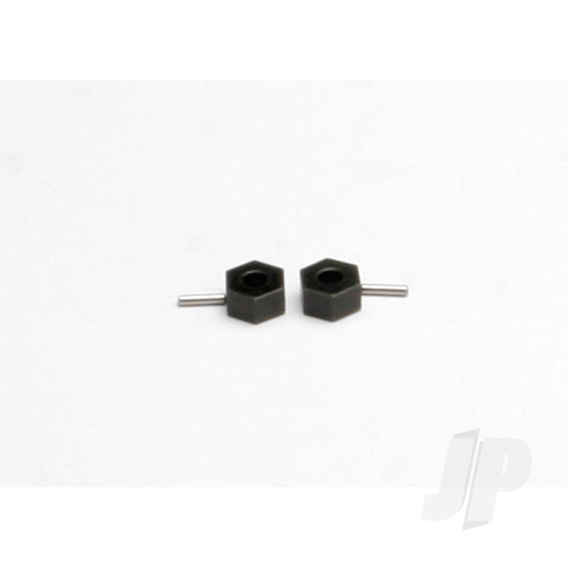 Traxxas Hex Wheel Hubs (Tall Offset, 14X7.5Mm) (2 Pcs) / Axle Pins (2.5X12Mm) (2 Pcs) (TRX4959)