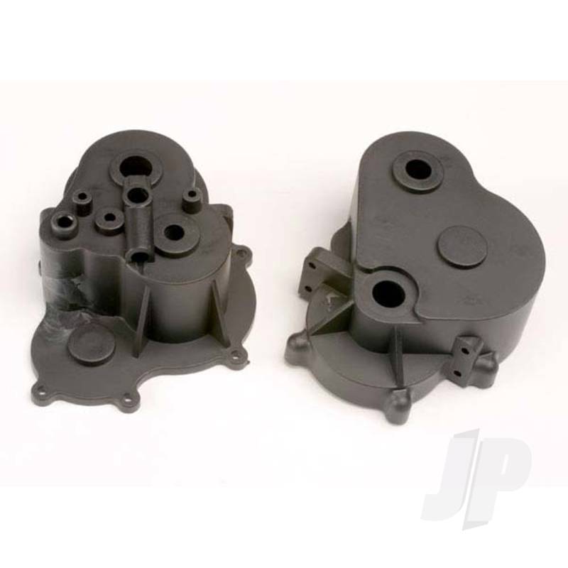 Traxxas Gearbox Halves (Front &amp; Rear) / Rubber Access Plug (TRX4991)