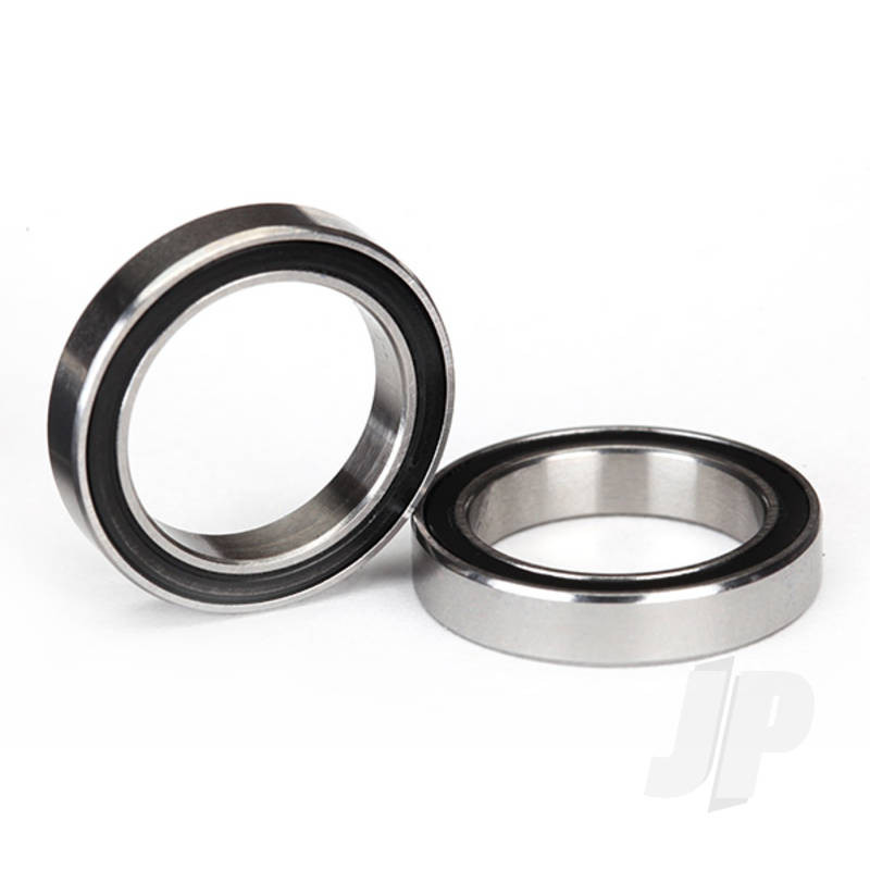 Traxxas Ball Bearings, Black Rubber Sealed (15X21X4Mm) (2 Pcs) (TRX5102A)