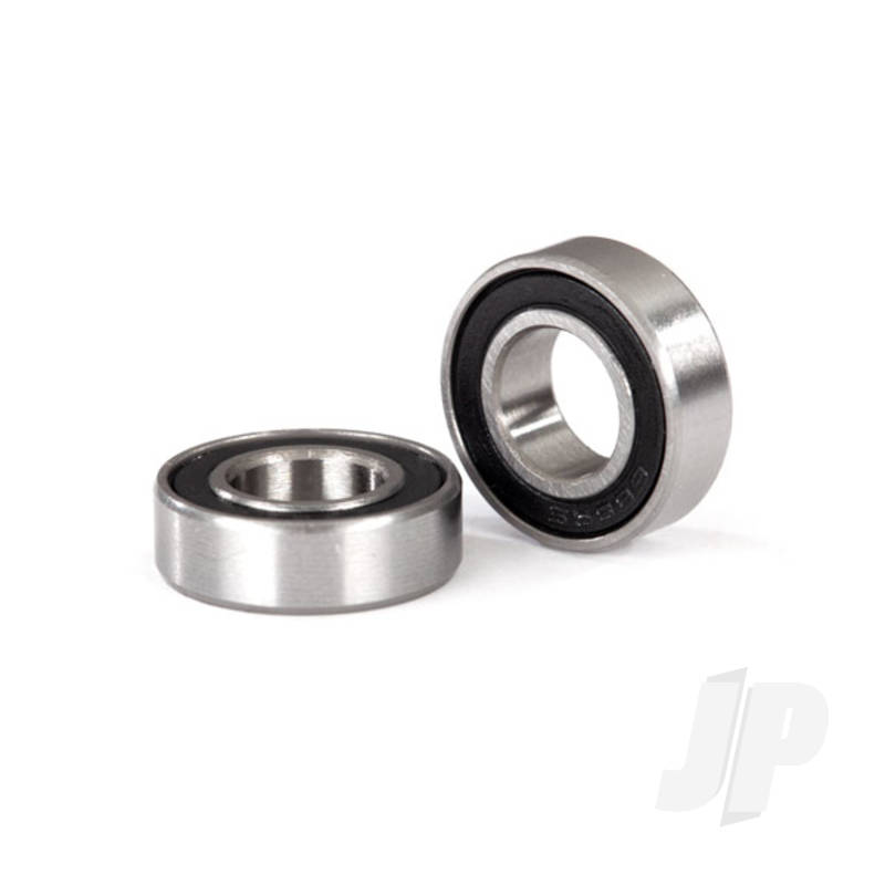 Traxxas Ball Bearings, Black Rubber Sealed (8X16X5Mm) (2 Pcs) (TRX5118A)