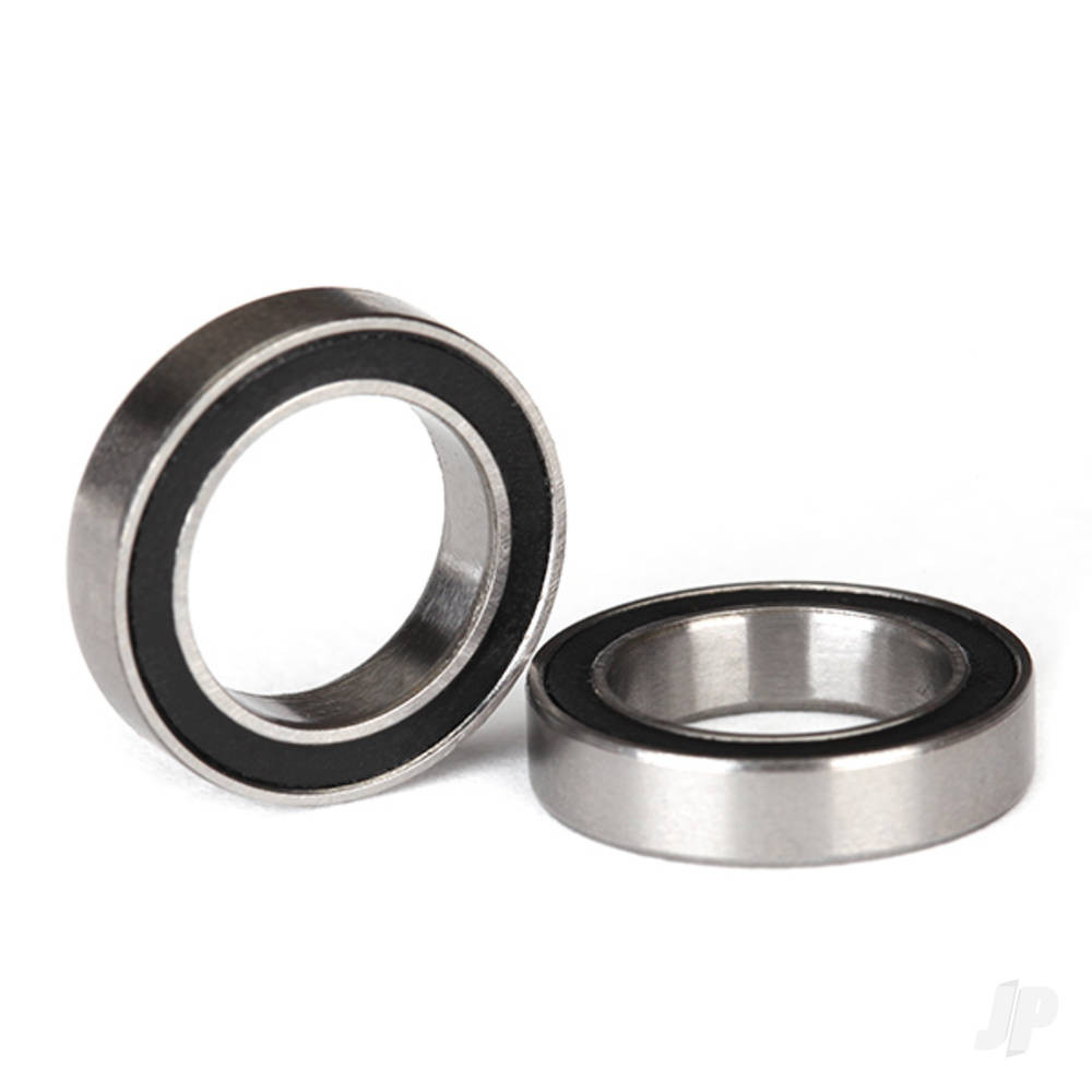 Traxxas Ball Bearings, Black Rubber Sealed (12x18x4mm) (2 pcs) (TRX5120A)