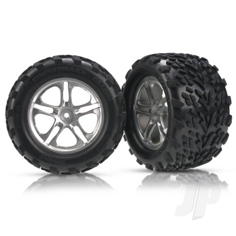 Traxxas Tyres And Wheels, Assembled Glued Talon Tyres (2 Pcs) (TRX5174A)