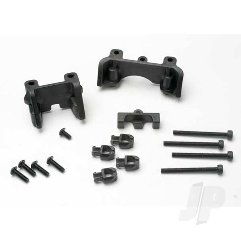 Traxxas Shock Mounts (Front &amp; Rear) / Wire Clip (1Pc) / Chassis Wire Clips (4 Pcs) / 3X32Mm Cs (4 Pcs) / 3X6Mm Bcs (1Pc) (TRX5317)