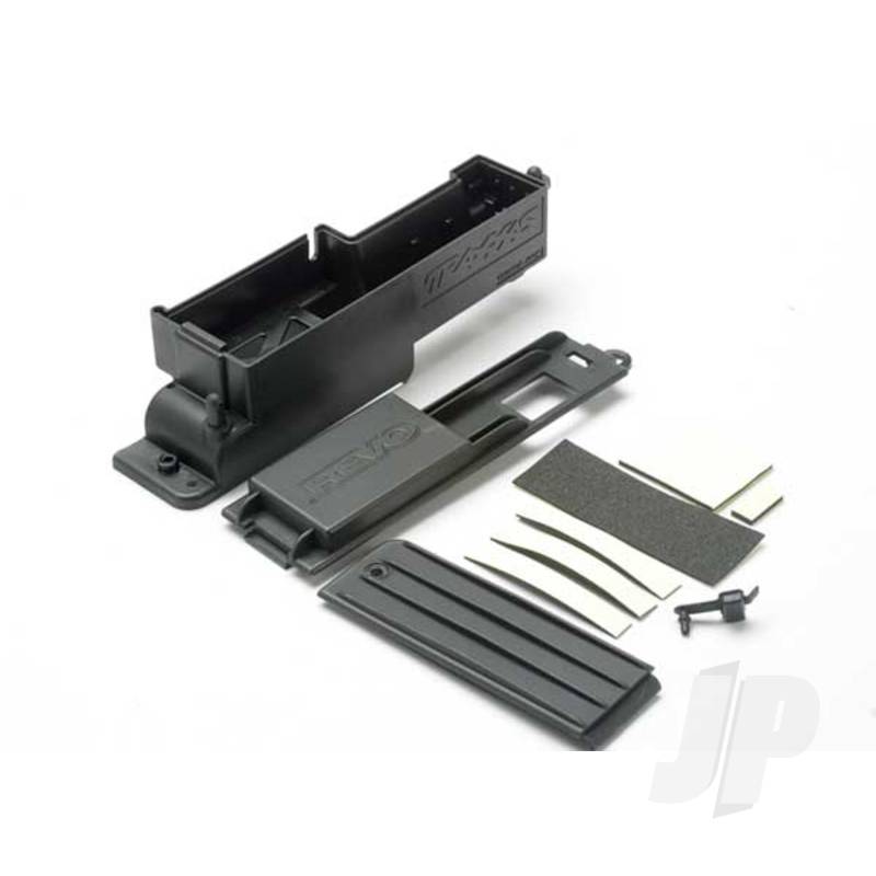 Traxxas Electronics Box, Right / Box Cover / Charge Jack Plug (Rubber) / Foam Padding And Adhesive (TRX5324)