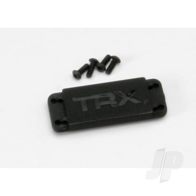 Traxxas Cover Plate, Steering Servo / 3X8 Bcs (4 Pcs) (TRX5326X)