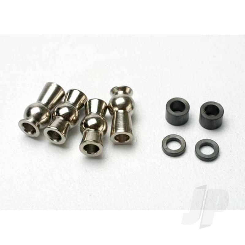 Traxxas Hollow Ball, Tall Centreed (2 Pcs) / Tall Offset Hollow Ball (2 Pcs) / Bump Steer Adjustment Shims; 3.5Mm (2 Pcs), 1.17Mm (2 Pcs) (TRX5355)