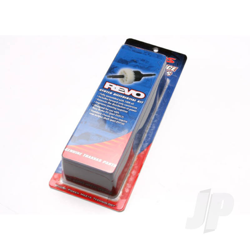 Traxxas Differential Kit, Centre (Complete For Revo) (Assembled With 100K Oil) Requires Forward-Only Conversion (Included) (TRX5414)