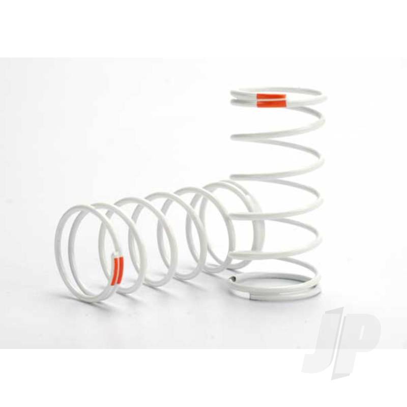 Traxxas Spring, Shock (White) (Gtr) (Front) (0.9 Rate Orange) (1 Pair) (TRX5428)
