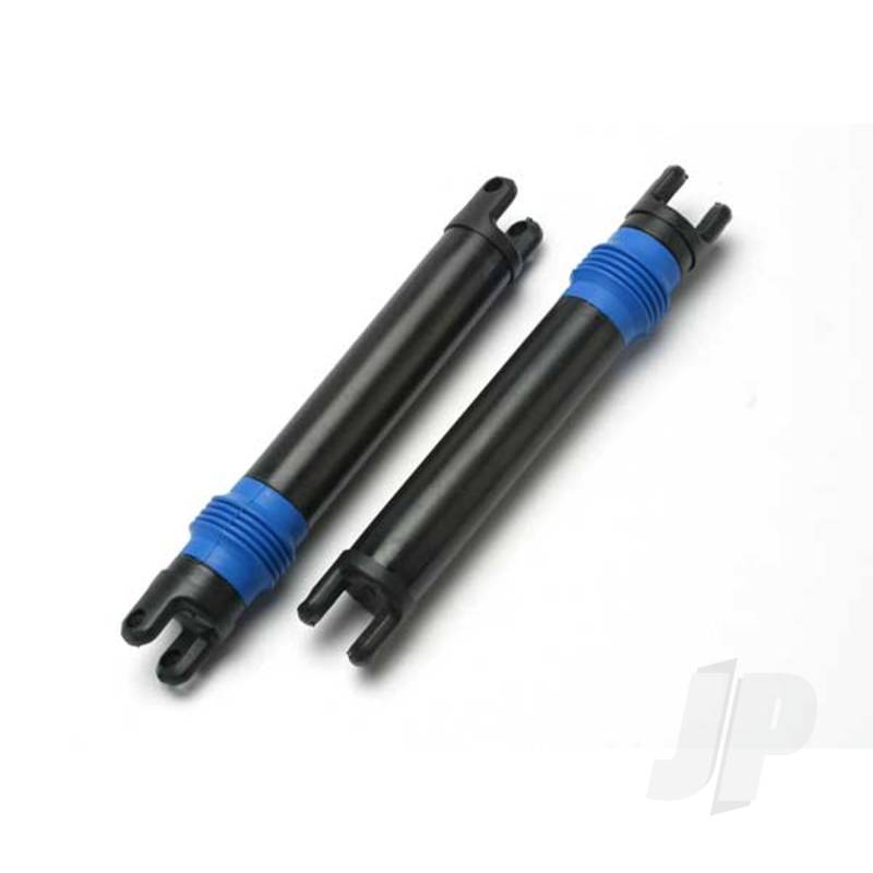 Traxxas Half Shaft Set, Left Or Right (Plastic Parts Only) (Internal Splined Half Shaft / External Splined Half Shaft / Rubber Boot) (Assembled With Glued Boot) (2 Assemblies) (TRX5450)