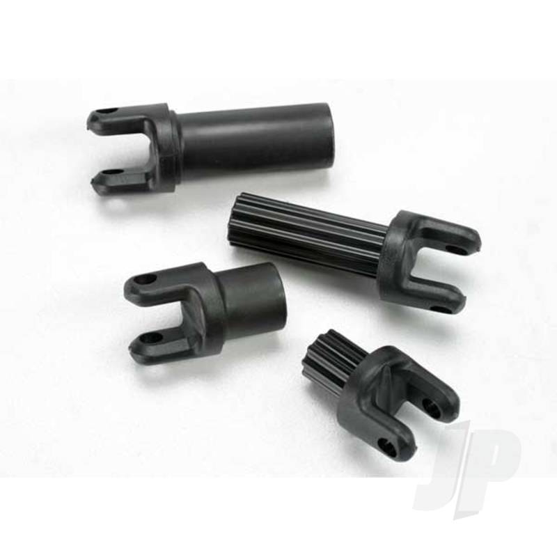 Traxxas Half Shafts, Centre Front (Internal Splined (1Pc) / External Splined (1Pc) / Centre Rear (Internal Splined (1Pc) / External Splined (1Pc)) (Plastic Parts Only) (TRX5455)