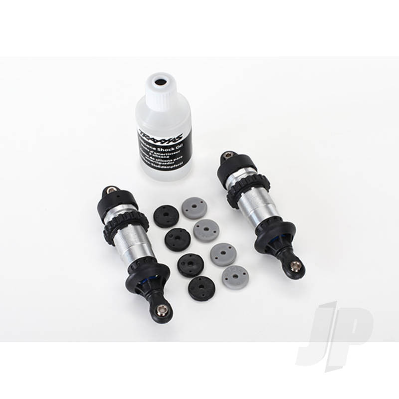 Traxxas Shocks, Gtr Aluminium (Assembled) (2 Pcs) ( With Out Springs) (TRX5460)
