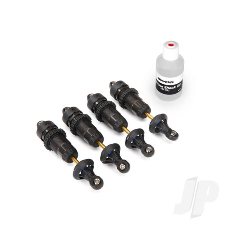 Traxxas Shocks, Gtr Hard-Anodised, Ptfe-Coated Aluminium Bodies With Tin Shafts (Fully Assembled With Out Springs) (4 Pcs) (TRX5460X)