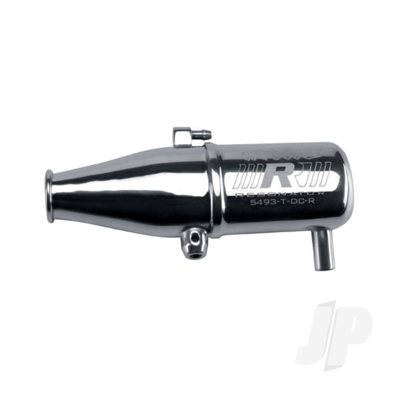 Traxxas Tuned Pipe, Resonator, R.O.A.R. Legal (Dual-Chamber, Enhances Mid To High-Rpm Power) (For Revo And Slayer With Trx Racing Engines) (TRX5493)
