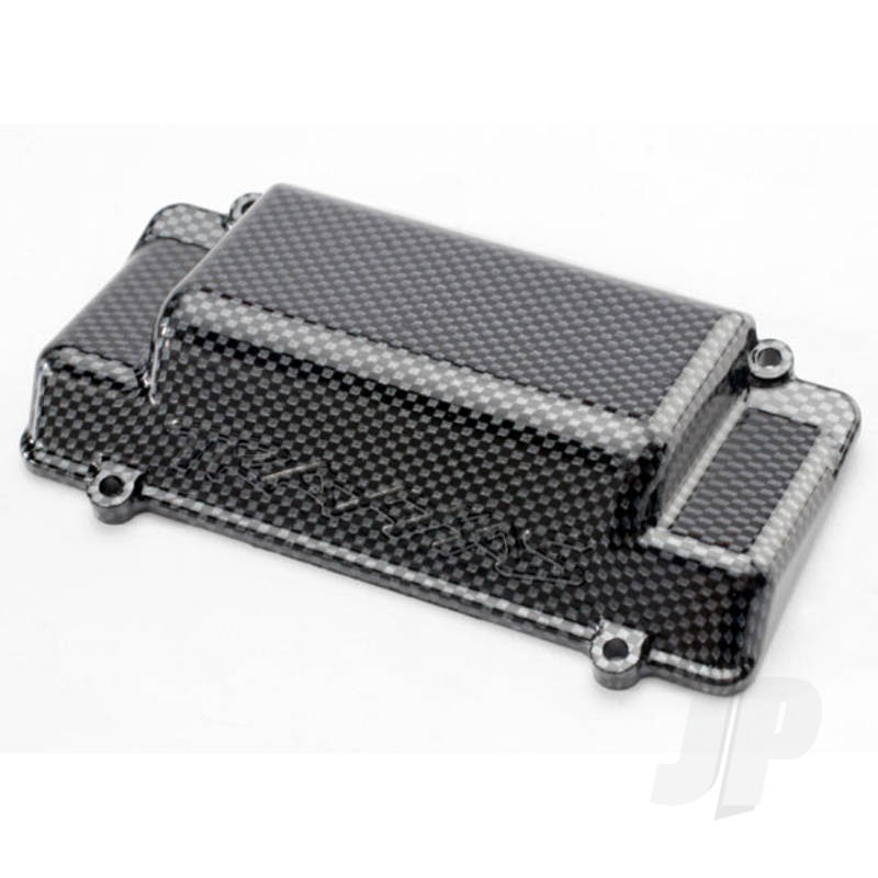 Traxxas Battery Box Cover, Bumper (Rear), Exo-Carbon Finish (Jato) (TRX5515G)