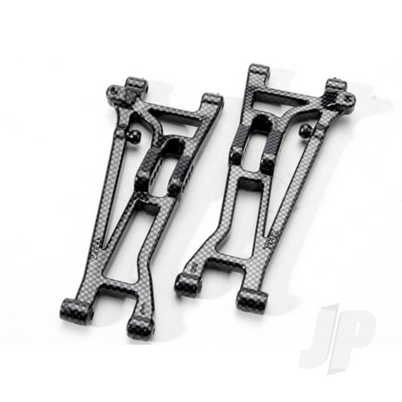 Traxxas Suspension Arms, Front (Left &amp; Right), Exo-Carbon Finish (Jato) (TRX5531G)
