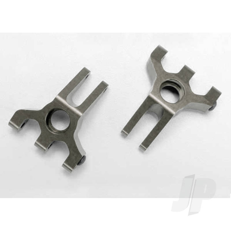 Traxxas Carriers, Stub Axle, (Rear) 6061-T6 Aluminium (Titanium-Anodised) (TRX5555X)