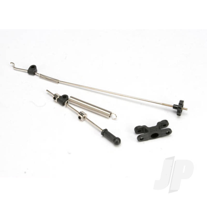 Traxxas Linkage Set, Throttle &amp; Brake (Jato) (Includes Servo Horn, Rod Guides, Brake Spring, Brake Adjustment Dial, Rods (Wires), Throttle Return Spring, Hardware) (TRX5568)