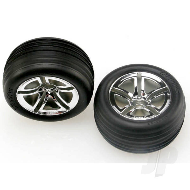 Traxxas Tyres And Wheels, Assembled Glued (2.8In) (2 Pcs) (TRX5574R)
