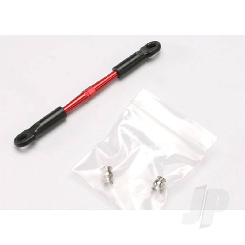 Traxxas Turnbuckle, Aluminium (Red-Anodised), Camber Link, 58Mm (1Pc) (Assembled With Rod Ends And Hollow Balls) (See Part 5539X For Complete Set Of Jato Aluminium Turnbuckles) (TRX5594)