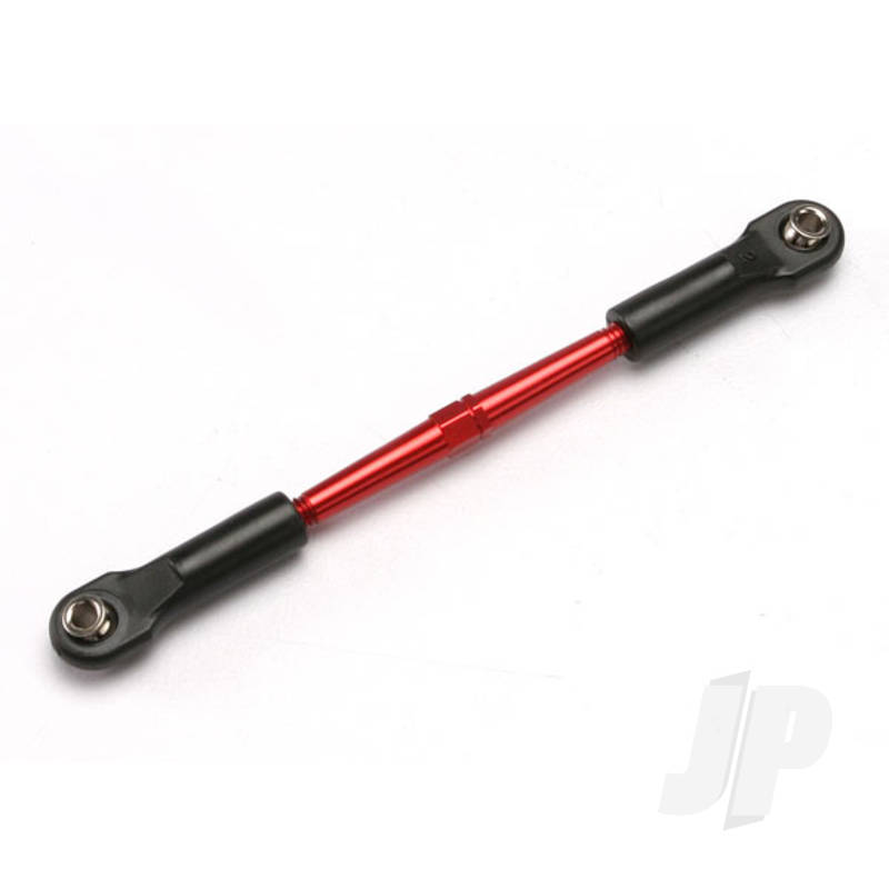 Traxxas Turnbuckle, Aluminium (Red-Anodised), Front Toe Link, 61Mm (1Pc) (Assembled With Rod Ends And Hollow Balls) (See Part 5539X For Complete Set Of Jato Aluminium Turnbuckles) (TRX5595)