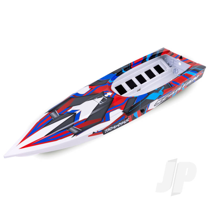 Traxxas Hull, Spartan, Red Graphics (Fully Assembled) (TRX5737R)