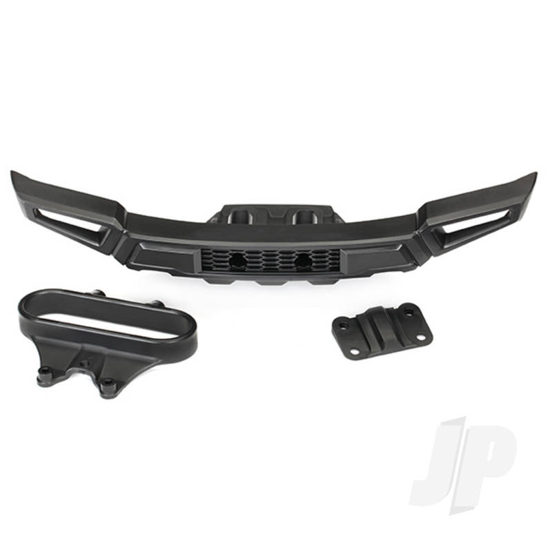 Traxxas Bumper, Front / Bumper Mount, Front / Adapter (Fits 2017 Ford Raptor) (TRX5834)