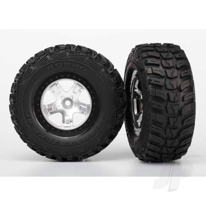 Traxxas Tyres And Wheels, Assembled Glued Kumho Tyres (2 Pcs) (TRX5880)