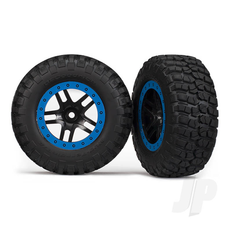Traxxas Tyre And Wheel Assembly (2 Pcs) (TRX5885A)