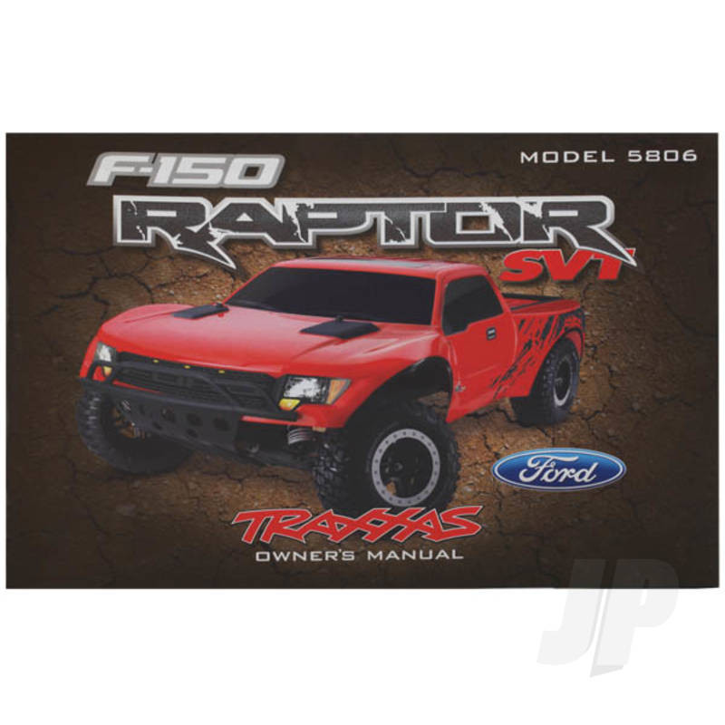 Traxxas Owner&#039;S Manual, Ford Raptor (TRX5897)