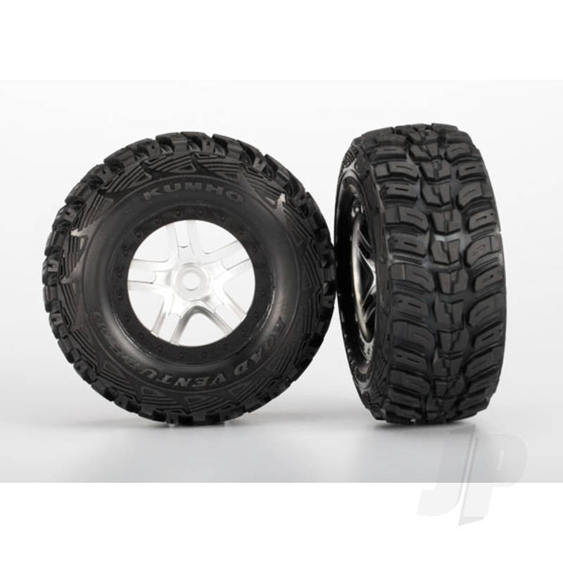 Traxxas Tyres And Wheels, Assembled Glued Kumho Tyres (2 Pcs) (Front And Rear) (TRX5976R)