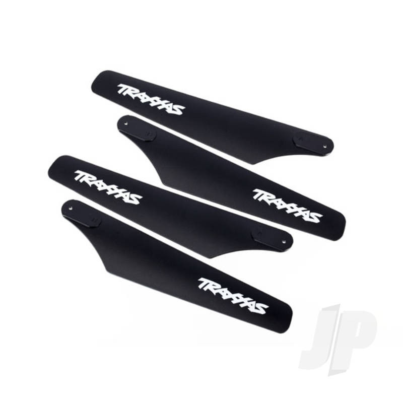 Traxxas Rotor Blade Set, Upper &amp; Lower (Black) (4 Pcs) (TRX6316)