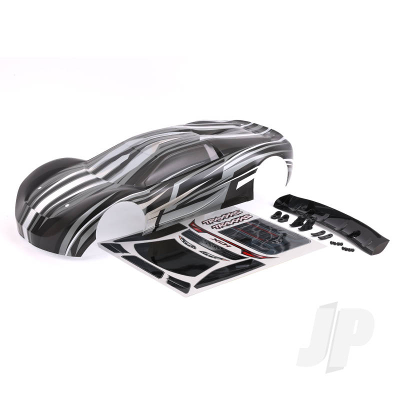 Traxxas Body, Xo-1, Prographix (Graphics Are Printed, Requires Paint &amp; Final Color Application)/ Wing/ Wing Washers (Left &amp; Right)/ Wing Mounts (2)/ Washers (2)/ 4X10Mm Bcs (4)/ 4X12Mm Bcs (4)/ Decals (TRX6412X)