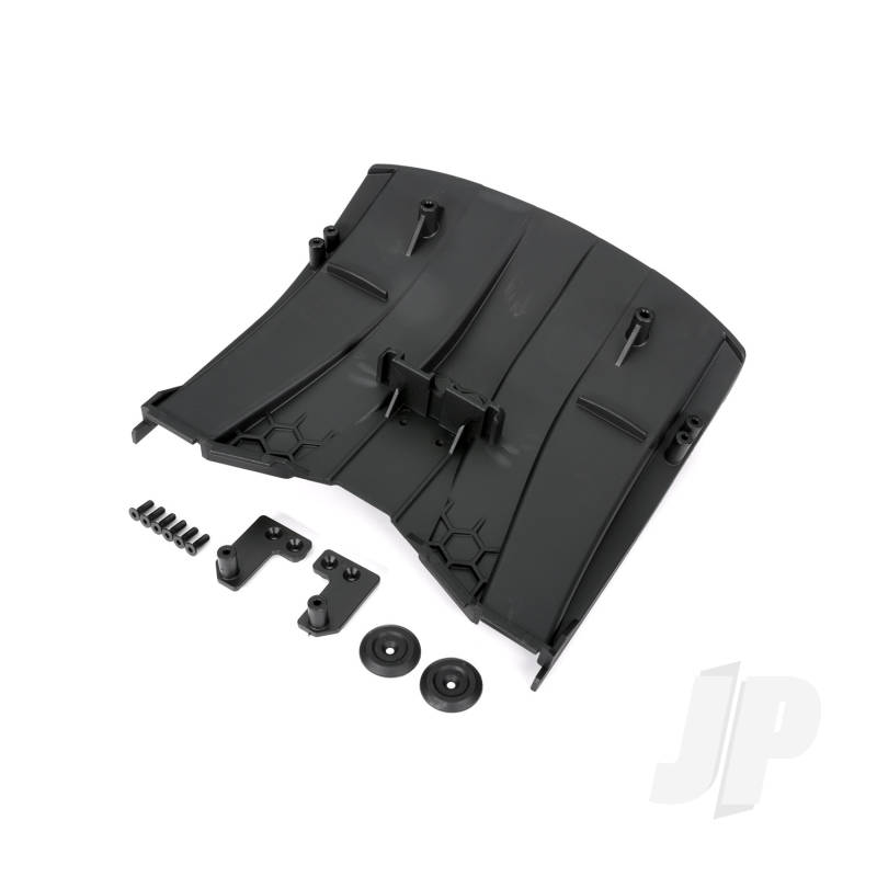 Traxxas Diffuser, Rear/ Diffuser Wing (Left &amp; Right)/ Washers (2)/ 3X10Mm Ccs (6) (TRX6436X)