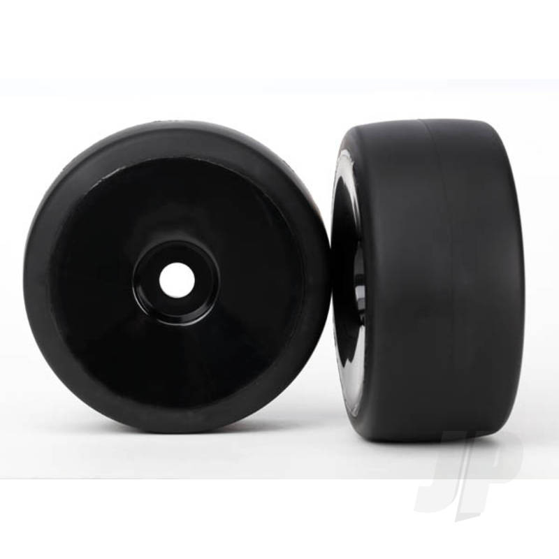 Traxxas Tyres And Wheels, Assembled Glued Slick Tyres (Rear) (2 Pcs) (TRX6473)