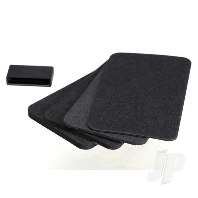 Traxxas Spacers (4 Pcs) / Grip Pads (3 Pcs) / Connector Dust Cover (1Pc) (For Tqi Docking Base) (TRX6544)