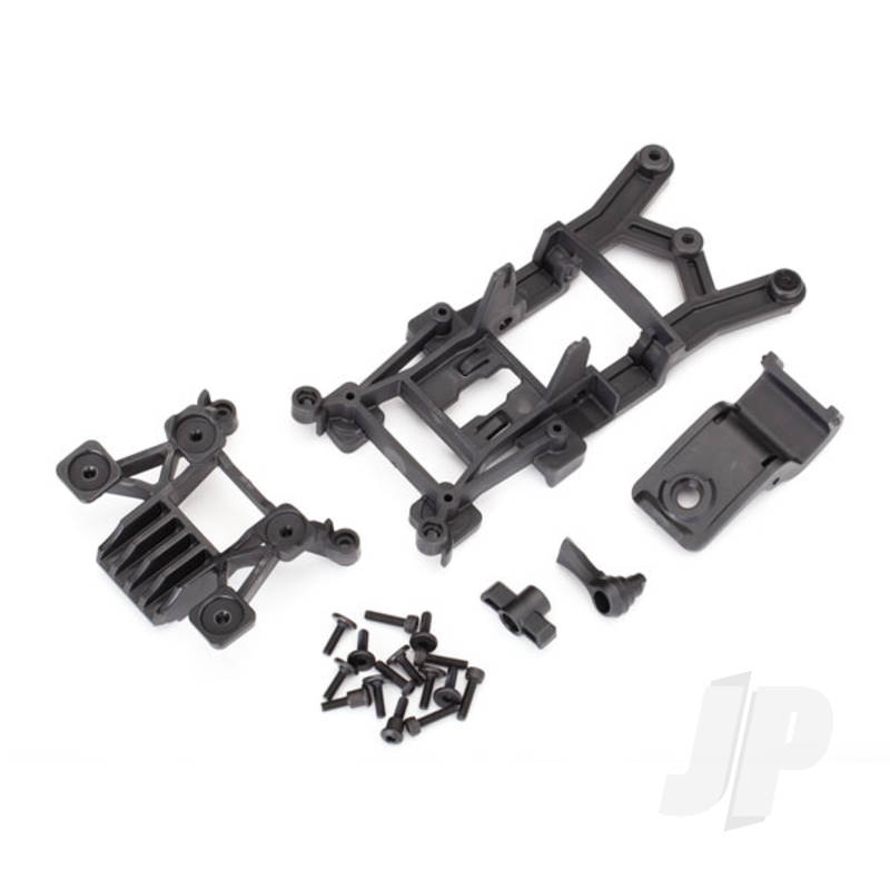Traxxas Body Mounts, Front &amp; Rear / 3X12Mm Cs (4 Pcs) / 3X12Mm Shoulder Screw (2 Pcs) / 3X10Mm Flat-Head Machine Screw (8 Pcs) / 3X12Mm Bcs (1Pc) (TRX6720)