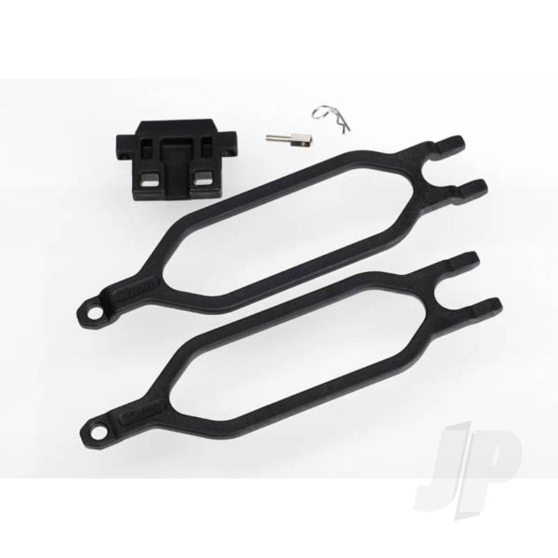 Traxxas Hold Down, Battery (2 Pcs) / Hold Down Retainer / Battery Post / Angled Body Clip (TRX6727)