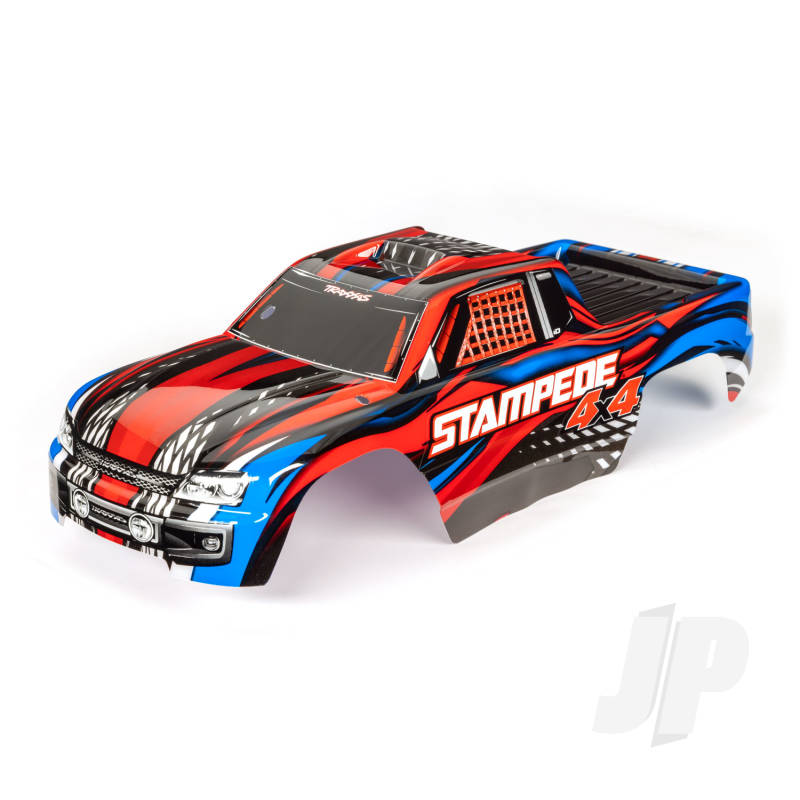 Traxxas Body, Stampede 4X4, Red (Painted, Decals Applied) (TRX6729R)