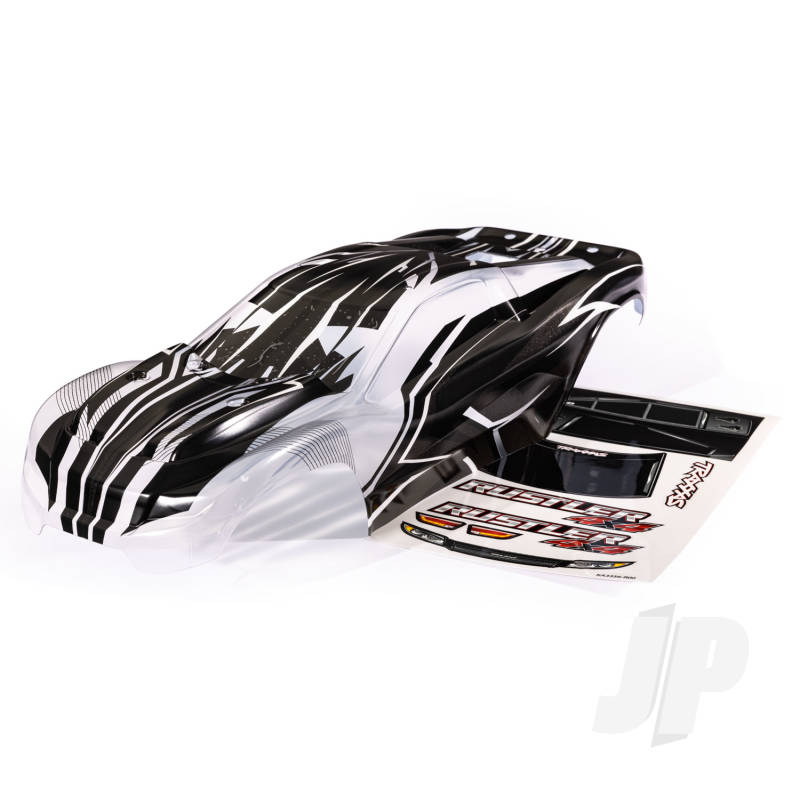 Traxxas Body, Rustler 4X4, Prographix (Graphics Are Printed, Requires Paint &amp; Final Colour Application)/ Decal Sheet (TRX6734L)