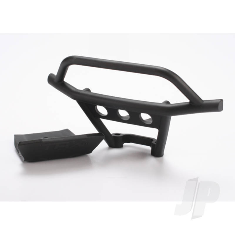 Traxxas Bumper, Front / Skidplate, Front (Black) (TRX6735)