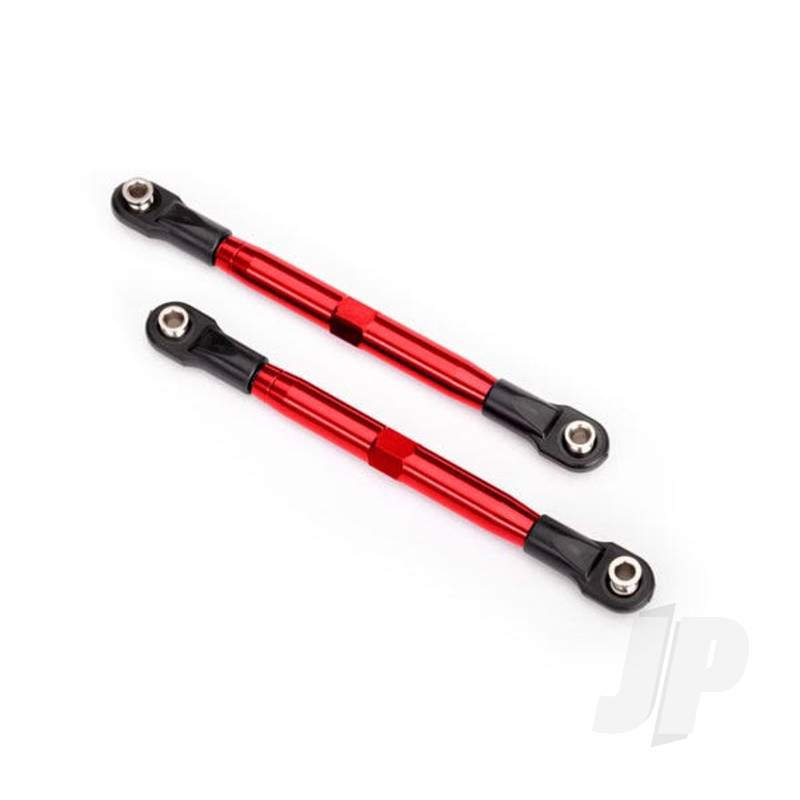 Traxxas Toe Links (Tubes Red-Anodised, 7075-T6 Aluminium, Stronger Than Titanium) (87Mm) (2 Pcs) / Rod Ends (4 Pcs) / Aluminium Wrench (1Pc) (TRX6742R)
