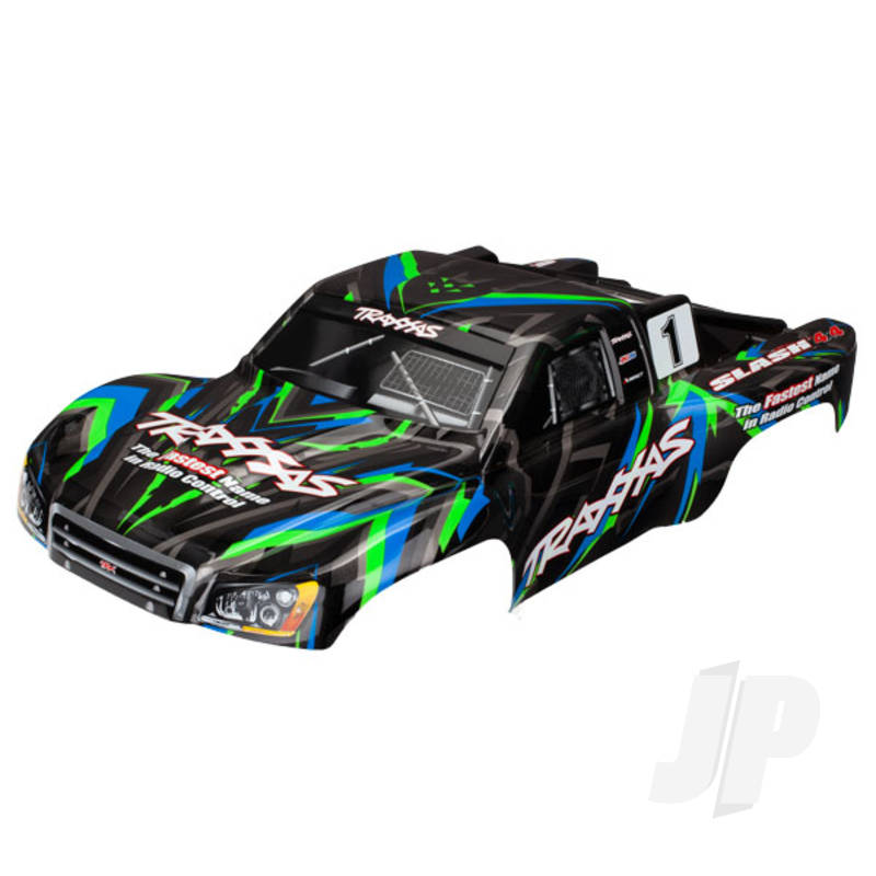 Traxxas Body, Slash 4X4, Green (Painted, Decals Applied) (TRX6816G)