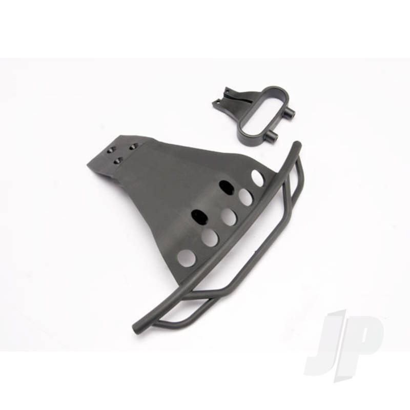 Traxxas Bumper, Front / Bumper Mount, Front (Black) (TRX6835)