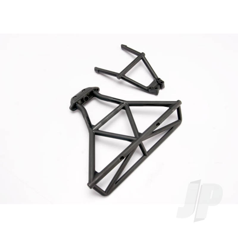 Traxxas Bumper, Rear / Bumper Mount, Rear (Black) (TRX6836)