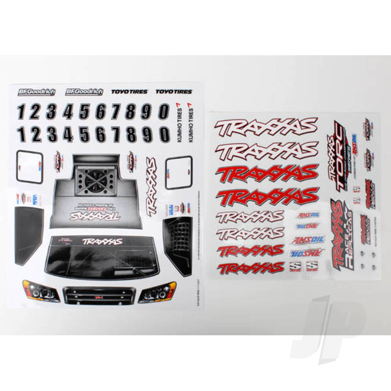 Traxxas Decal Sheets, 1:16 Slash 4Wd Team Truck (TRX7013X)