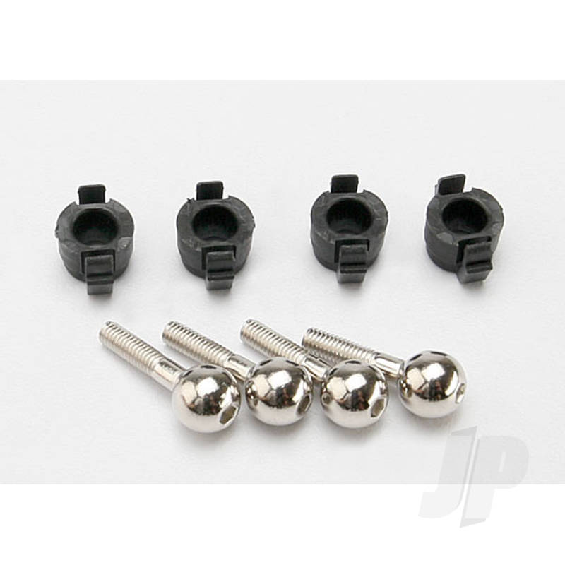 Traxxas Pivot Balls (4 Pcs) / Pivot Ball Caps (4 Pcs) (TRX7033)