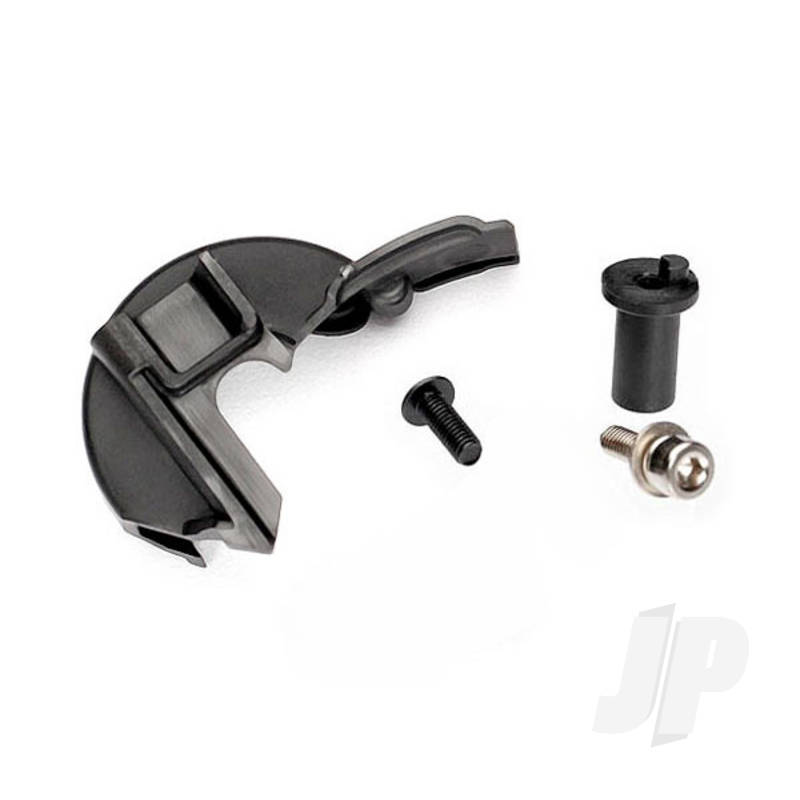 Traxxas Cover, Gear / Motor Mount Hinge Post / 3X10Mm Cs With Split And Flat Washers (1Pc) / 3X8Mm Bcs (1Pc) (TRX7077R)