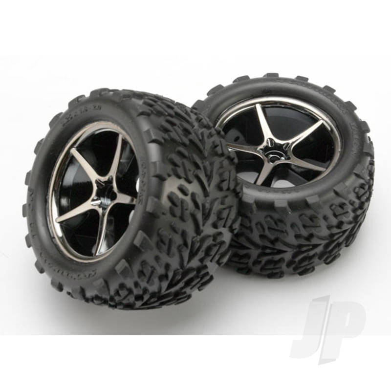 Traxxas Tyres And Wheels, Assembled Glued Talon Tyres (2 Pcs) (TRX7174A)