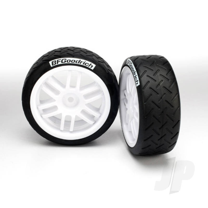 Traxxas Tyres And Wheels, Assembled Glued Bfgoodrich Rally Tyres (2 Pcs) (TRX7372)