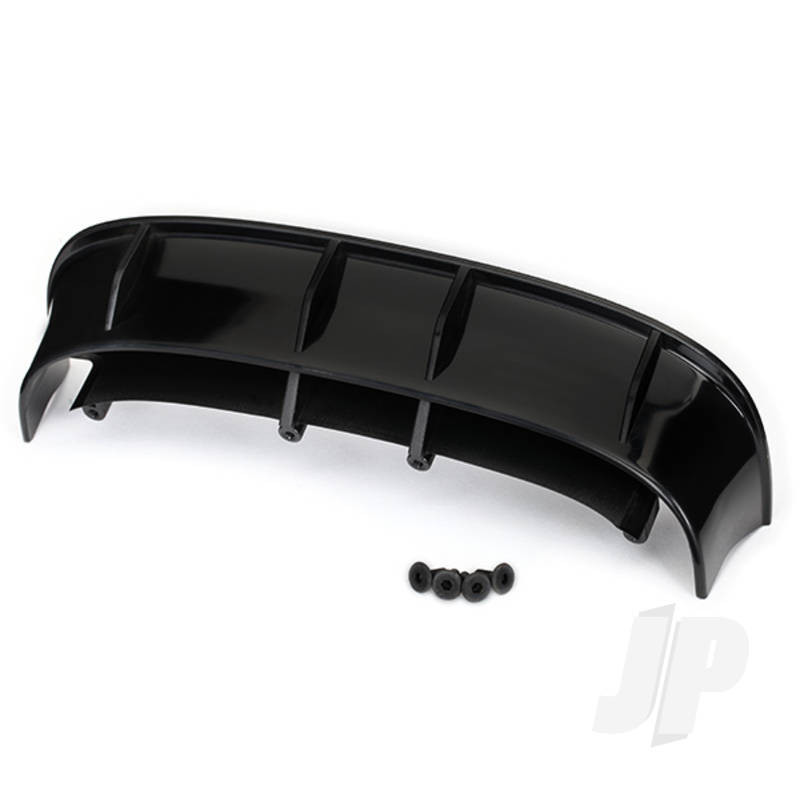 Traxxas Wing, Ford Fiesta St Rally (Black) / 3X8 Fcs (4 Pcs) (TRX7413)